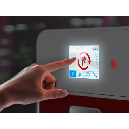 Distributeur de glaces QUICKGEL 4L - 135kg/h - Panneau intuitif LED - Remplissage facile