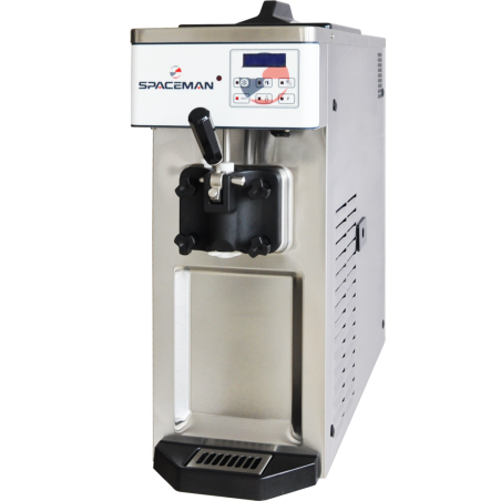 Machine à glaces soft 15L/h 1 parfum cuve 8L contrôle électronique refroidissement par air