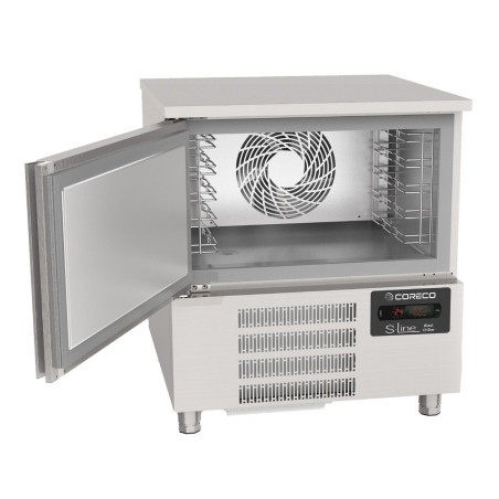 Cellule de refroidissement et congélation 85L - Acier inox AISI-304 - 5 niveaux GN1/1-40 - 4 niveaux 60x40