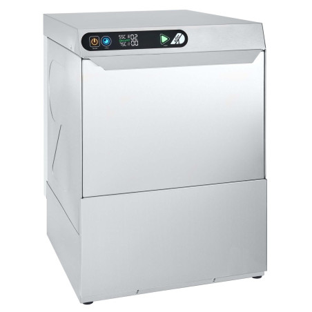 Lave-verres EVOLINE 40x40 Inox AISI-304 Pompe Vidange Soft Start LED Cycle 1-10 min