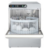 Lave-verres EVOLINE 40x40 Inox AISI-304 Pompe Vidange Soft Start LED Cycle 1-10 min