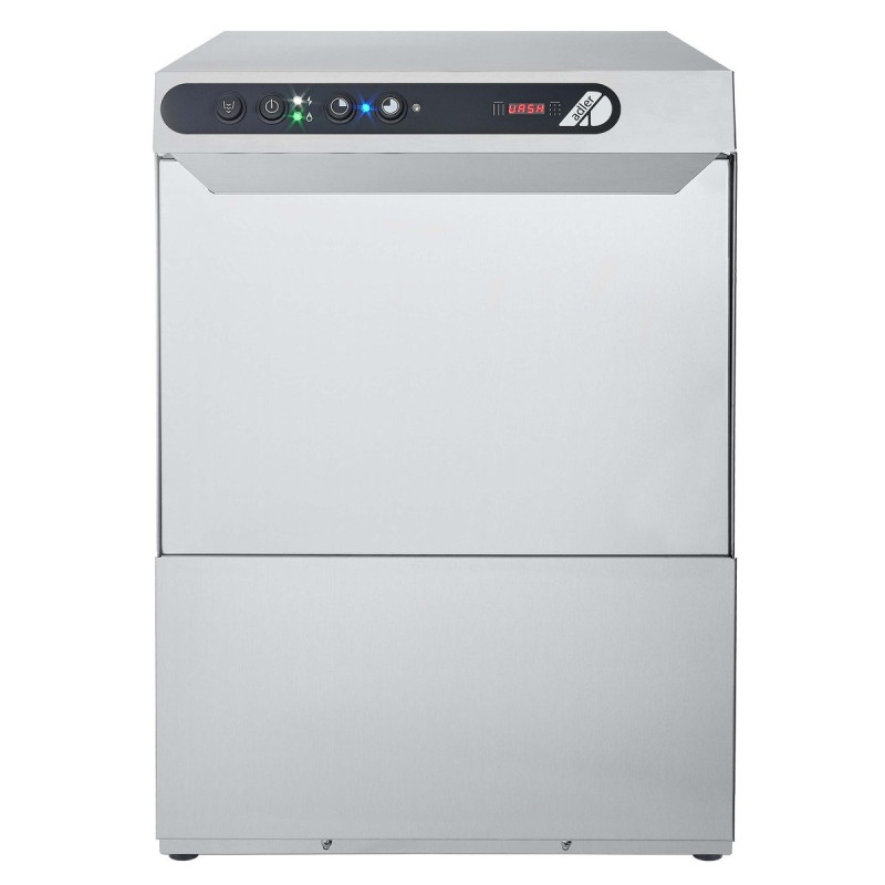 Lave-vaisselle ECOLINE Inox AISI-34 50x50 Double paroi Cycle 1-3 min LED Filtration innovante 15L/cycle