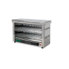 Grille-pain inox 42 KW minuteur 15 min bac à miettes amovible résistance quartz