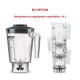 Blender de bar Blade - clavier électronique avec timer - avec bol copolyester de 1,4L