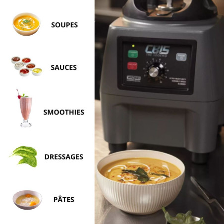 Blender Inox 4L - Vitesse Variable - Très Haut Débit
