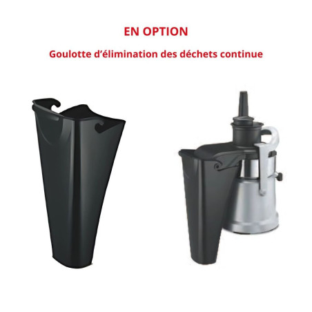 Extracteur de jus 1000W 11L/h 3600 RPM métal moulé sécurité anti-goutte brosse incluse