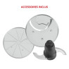 Robot multifonction 17L avec 2 disques et outils de coupe inclus