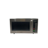 Four micro-ondes programmable 25L Inox sole céramique 10 boutons 95 min 3 puissances 1100W cafétéria