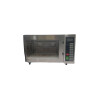 Four micro-ondes programmable 25L Inox sole céramique 10 boutons 95 min 3 puissances 1100W cafétéria