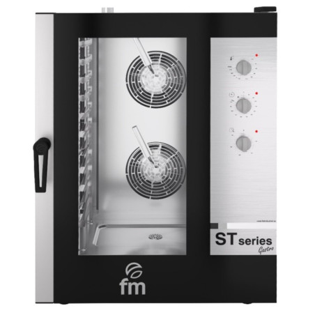 Four mixte vapeur Série GASTRO - Commande électromécanique - Alarme LED - Humidité ajustable - Convivial
