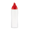 Flacon doseur 75 cl rouge Ø75x25,1cm avec valve anti-goutte