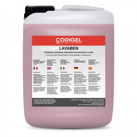 Détergent liquide professionnel super concentré pour lave-linges - Conditionnement : bidon de 20KG