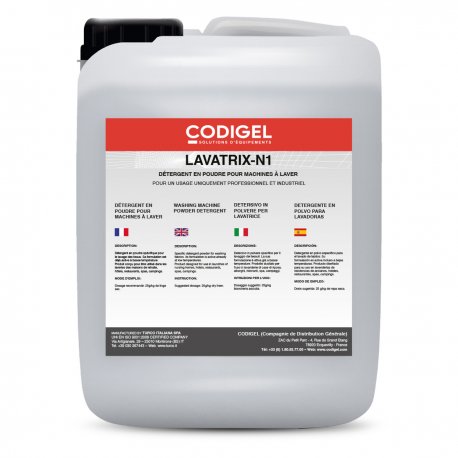 Poudre détergente pour lave-linges - Conditionnement : sac de 20KG