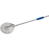 Pelle à défourner inox Ø20 cm - perforée - manche 1,5 m