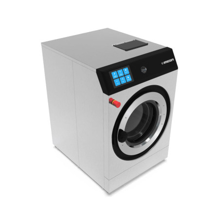 Lave-linge industriel 11-12kg super essorage écran 7” Wi-Fi IoT chauffage électrique inox AISI 304