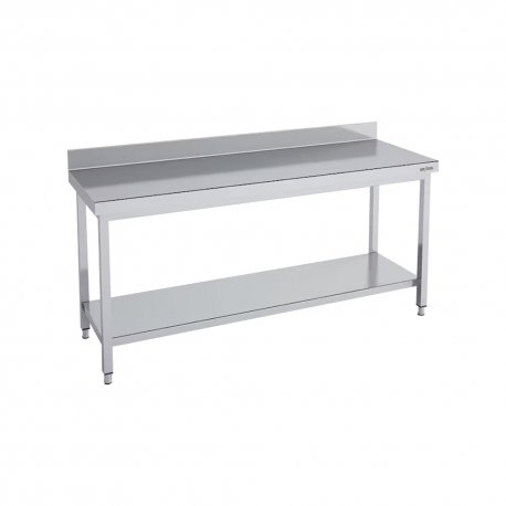 Table adossée série 700 en inox