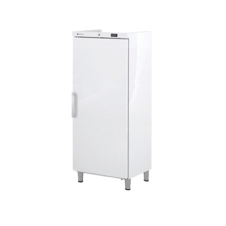 Armoire négative  -20°/-15°C  605L - 1 porte pleine - Intérieur ABS Ext. blanc - Thermostat réglable - Alarme temp