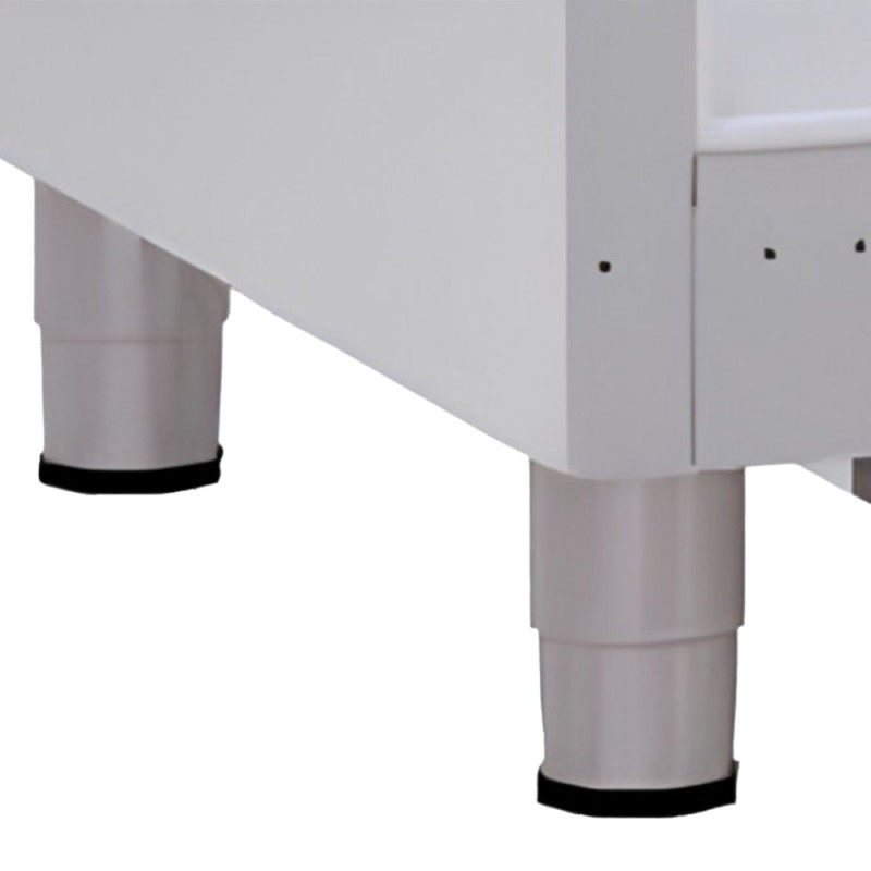 Armoire négative -20°/-15°C  495L - 1 porte - Intérieur ABS Extérieur blanc Thermostat réglable - 2 clayettes GN2/1