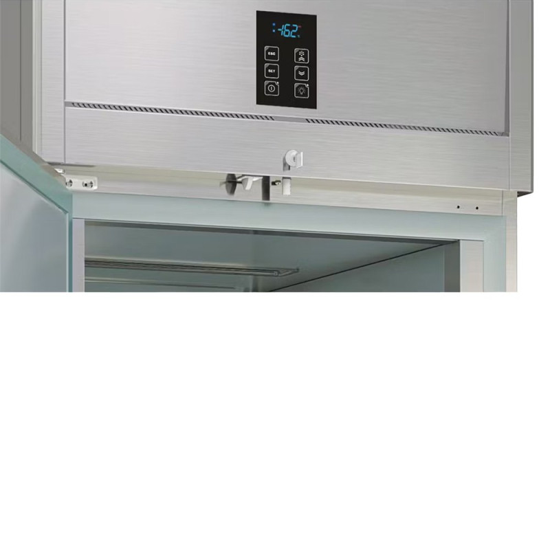 Armoire GN2/1 - Température -20°/-15°C - 645l - 1 porte réversible - Inox AISI-304 - Éclairage LED - Gaz R290