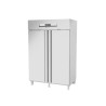 Armoire GN2/1 Classic - T°-20°/-15°C - 1404l - 2 portes inox - LED - Serrure - 3 clayettes GN2/1 - Ambiance 43°C