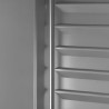 Armoire GN2/1 Basic T°-20°/-15°C - 1404l - 2 portes inox - LED - Thermostat digital - Serrure - 3 clayettes GN2/1