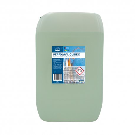 Liquide de lavage vaisselle PERFOLAV LIQUIDE D pour eau douce ou adoucie - Bidon de 20L