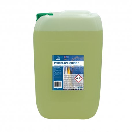 Liquide de lavage vaisselle machine PERFOLAV LIQUIDE C pour eau dure/calcaire - Bidon de 20L