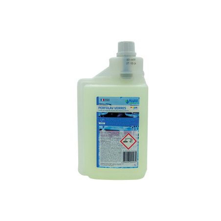 Liquide de lavage pour lave-verres PERFOLAV VERRES - Flacon doseur de 1L