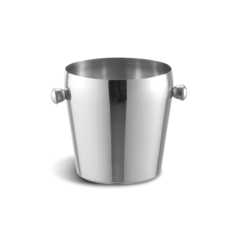 Seau à glaçons 1L Ø12x12,5 cm - Inox