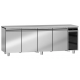 Table réfrigérée positive - GN 1/1 - 4 portes avec dessus - 599L - Temp. -2°C/+8°C - 226x70x85 cm