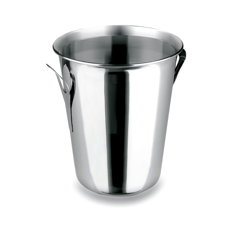 Seau à champagne 4L en inox - 20 cm