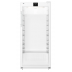 Armoire réfrigérée positive - cuve PS - 533L - 600x400 porte vitrée - carrosserie époxy blanc - 74,7x76,9x168,4 cm