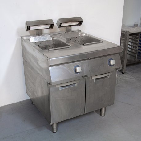 Double chauffe frites sur placard neutre - Reconditionné Parfait état (5/5)