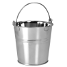 Seau de présentation Ø7x5x7 cm - Inox
