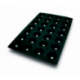 Moule silicone 600x400 mm - demi sphère de 90ml - Ø70x35 mm - 28 empreintes