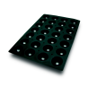 Moule silicone 600x400 mm - demi sphère de 90ml - Ø70x35 mm - 28 empreintes