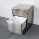 Meuble inox avec poubelle intégrée - Reconditionné Très bon état (4/5)