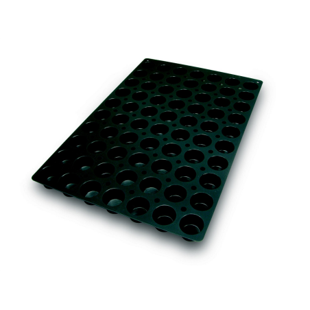 Moule silicone 600x400 mm - mini muffin 40ml - Ø45x30 mm - 70 empreintes