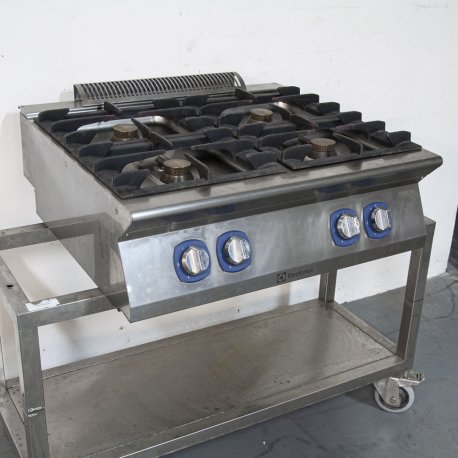 Cuisson modulaire 4 feux vifs gaz Top - Reconditionné Très bon état (4/5)