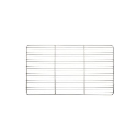 Grille de cuisson en inox GN 1/1 en 530 x 325 mm - 2 traverses