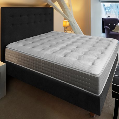 Matelas Exclusive Platinum à ressorts ensachés et surmatelas 34cm