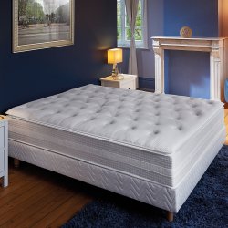 Pack Exclusive Prestige matelas + sommier + pieds avec surmatelas 30cm