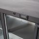 Arrière de bar réfrigéré 2 portes vitrées T°/+6°C - 240 L - Reconditionné Bon état (3/5)