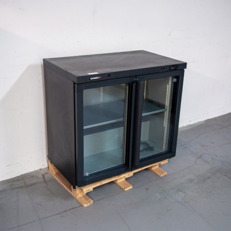 Arrière de bar réfrigéré 2 portes vitrées T°/+6°C - 240 L - Reconditionné Bon état (3/5)