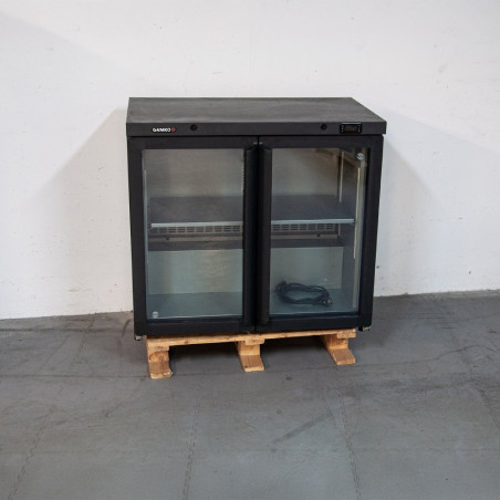 Arrière de bar réfrigéré 2 portes vitrées T°/+6°C - 240 L