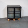 Arrière de bar réfrigéré 2 portes vitrées T°/+6°C - 240 L