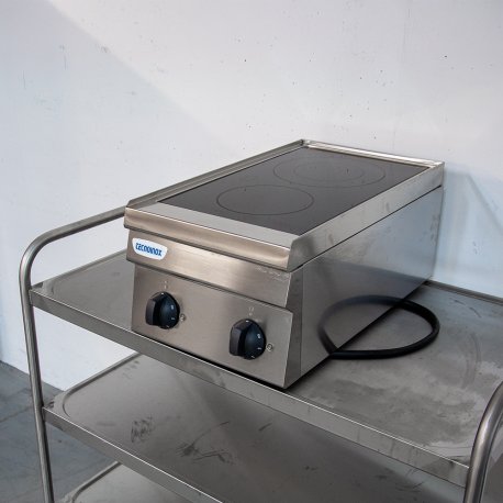 Plaque vitrocéramique électrique 2 zones - 350x600x300 mm - Reconditionné Bon état (3/5)