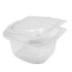 Barquette multi fonctions 500 ml - 14,2x12,3x7 cm - avec couvercle intégré