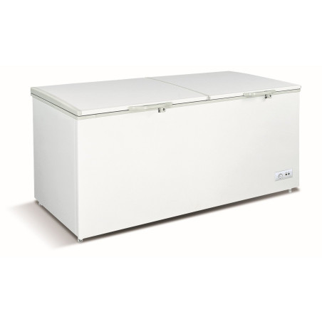 Congélateur bahut 561L couvercle basculant -18°C/-24°C - 1930x710x825 mm