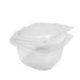 Barquette multi fonctions 375 ml 12,3x11,4x7 cm - avec couvercle intégré